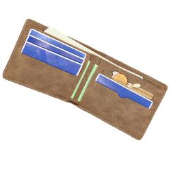 KBW188 Wholesale New Fashion Men Short Wallet Vintage Frosted Wallet Money Clip Multi Card For Men
