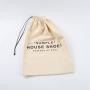 Promotional Custom Logo Twill Cotton Fabric Cloth Shoe Dust Packaging Drawstring Travel Shopping Bag For Handbag