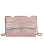 Hand Bag Woman's Shoulder Bag with Chain Designer/luxury Low MOQ 2024 New Fashion Gradient Crocodile PU Leather Single OEM ODM
