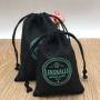 Black Burlap Drawstring Bag For Packaging