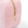 Keymay High Quality Terry Cloth Makeup Bag Bridesmaid Gift Girl Plush Fluffy Toiletry Bag Cosmetic Organizer Velvet Makeup Bag