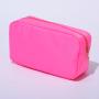 2021 stock new customizable durable waterproof cosmetic bag nylon custom logo letter patch large capacity makeup bag