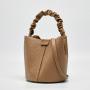 New Arrivals Melting True Best Leather Bags Elegant Brown Color Square Tote Bucket Hand Bags Women
