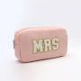 Luxury Toiletry Zipper Storage Eco Portable Stock Multi Colors Low MOQ Nylon Large Travel Cosmetic Pouch Bag Makeup Organizer