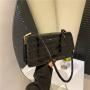 Stone Pattern Candy Color Fashion Handheld One Shoulder Crossbody Bag