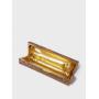 NEW Purse Metal Mesh Luxury Rhinestone Roll Gold Evening Crystal Clutch Bag