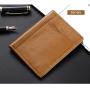 ZR231 Men's Oil-cured Cattle Pickup Bag Multi-card RFID Real Cattle Pickup Bag Bank Card Bag Certificate Set