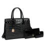 New Style Tote Bag Retro Shoulder Messenger Bag Crocodile Pattern Pures And Handbags For Women