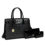 New Style Tote Bag Retro Shoulder Messenger Bag Crocodile Pattern Pures And Handbags For Women