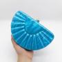 2024 New Single Shoulder Diagonal Cross Half Round Shell Acrylic Bag sac main femm sac