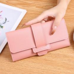 HOT Women's Flip Wallet Female Purses Card Holder Multi-function Wallets PU Leather Clutch Money Bag Pu Leather Wallet carteras para mujer