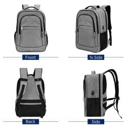 Computer backpack large capacity multi-functional usb backpack Business laptop travel computer bag man