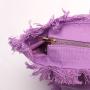 Keymay 6 Colors New Arrival Wholesale Women Fashion Beach Handbags Large Waterproof Tassel Canvas Tote Bag