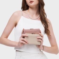 2024 Ladies Wallet Fashion Trendy Clutch Wallet Color Customized Small Women Card Holder Ladies Purse PU Leather Wallet Women