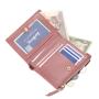 OEM062 Slim Women Wallets Leather Coin Purse Short Classic PU Leather Wallet As Gift Small ID Credit Card Holder
