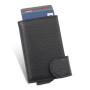 Custom Pop Up Wallet Pu Leather Cover Pop Up Credit Card Holder Rfid Metal Card Case
