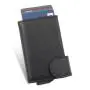 Custom Pop Up Wallet Pu Leather Cover Pop Up Credit Card Holder Rfid Metal Card Case