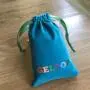 Custom Logo Printed Velvet Jewelry Bag Soft Velvet Gift Jewelry Pouch