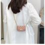 Yiwu Be Lucky Handbag 2023 New Mini Woven Small Square Open Bag  Tote Chain Messenger Bag Women