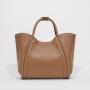 Wholesale Custom Logo Large Capacity Casual Ladies Tote Bags High Quality Pu Leather Fashion Hand Bags Luxury Women Tote Bags