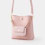 Factory Custom Luxury Portable Pu Handbag Women Crossbody Bags Female Bucket Tote Bag With Lovely Pouch