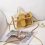 Ladies Transparent Jelly Bag ladies handbag women's bag factory wholesale Korean style female shoulder crossbody bags