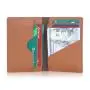 Wholesale Brand New Short Men'S Simple Card Holder Genuine Leather Bi Fold Wallet