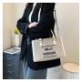 KBW373 New Fashion Women Single Shoulder Bag Ladies Summer Canvas Bag Large Capacity Women Handbag Female Luxury Tote Bags