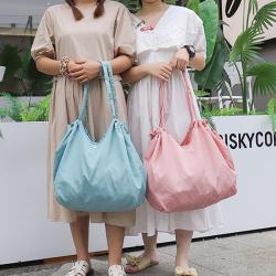ZWY257 New Fashion Folding Large Capacity Shopping Bag Polyester Recyclable Drawstring Eco Bag Outdoor Lightweight Organizer