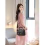 KBW258 Hot Solid Colour Single Shoulder Women Bag New Tide Fashion PU Ladies Handbag Cute Crossbody Cat Pattern Bag