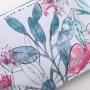 Eco-friendly Digital Printing Canvas Cosmetic Case Brush Storage Bag Customized Luxury Makeup Zipper Cotton Canvas Pouch