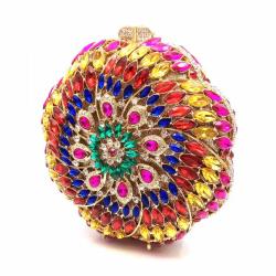 Custom New Design Handmade Rhinestones Bridal Clutch Evening Bag for Women Ladies Wedding Evening Bags Handbags