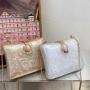 2024 Luxury acrylic shell purse ladies clutch bag evening bags high quality metal chain jewelry hand bags
