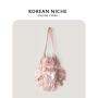Wholesale Customized Stylish Ladies PU Material Drawstring Closure Handbag Sling Hand Bags Small Sling Bags for Womens