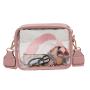 Fashion Custom Shoulder Strap Clear Crossbody Bag Transparent PVC Women Bag Custom Ita Bag