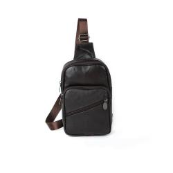 Top layer cowhide outdoor chest shoulder bag men's bag casual genuine leather chest bag