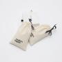 Eco-Friendly Singer String Canvas Cotton Drawstring Gift Jewelry Bag Skincare Bag Cosmetic Makeup Dust Canvas Pouch