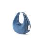 Fashion Luxury Classic Denim Fabric Women Handbags Washable Pu Veagn Leather Stylish Hobo Bags Custom Logo Ladies Shoulder Bag