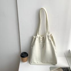 2023 summer hot selling cotton canvas high quality recycling friendly environment promotion preppy style simple tote  bag