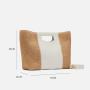Top Quality Luxury Leather Hand Bags For Women Straw Handbags Custom Logo Tote Bag