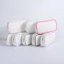 Personalized Eco Friendly Reusable Women Ladies Washable Nature Thick Cotton Organizer Zipper Pouch Canvas Cosmetic Bag