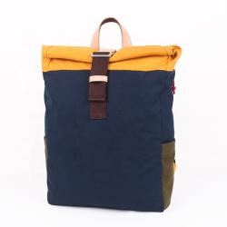 CHANGRONG Custom vintage recycled canvas Top roll rucksack backpack bag