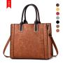 Factory Direct Wholesale Oem Bolsos Purses And Handbags Print Flower  Crossbody Bag Pu Women'S Tote Bags