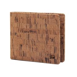 Eco Friendly Gift RFID Blocking Cork Wallet, Slim Bifold Vegan Credit Card Holder Coin Purse Wallet For Men