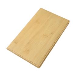Oem Odm Menu Card Holder Folder Bar Spa Fast Food Hotel Club Coffee Restaurant List Wood Grain Menu Book Display Cover