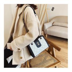 KBW277  Hot Sale PU Professional Black Leather Chain Women Shoulder Crossbody Bags Luxury Handbag For Ladies Famous Brands