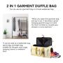 Custom Logo Fashion Multi-Function Carry On Folding Suit Garment Duffle Bag for Travel Luggage Handbag Duffel Bag