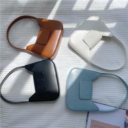 Custom Oem PU Leather Niche Design Ladies Underarm Shoulder Bag Fashion Minimalist Styling Purses and Handbag Women Hand Bag