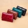 Short Women's Wallet Female Purses Vintage Card Holder Red Wallets Genuine Leather Clutch Money Bag Pu Leather Wallet carteras para mujer