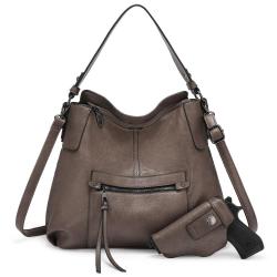 LOVEVOOK 2022 Vegan Faux Leather women Crossbody Shoulder bags large casual tote concealed carry gun holster purses and handbags